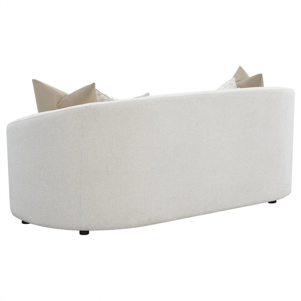 Latte Fabric Upholstered 2-piece Living Room Set D932