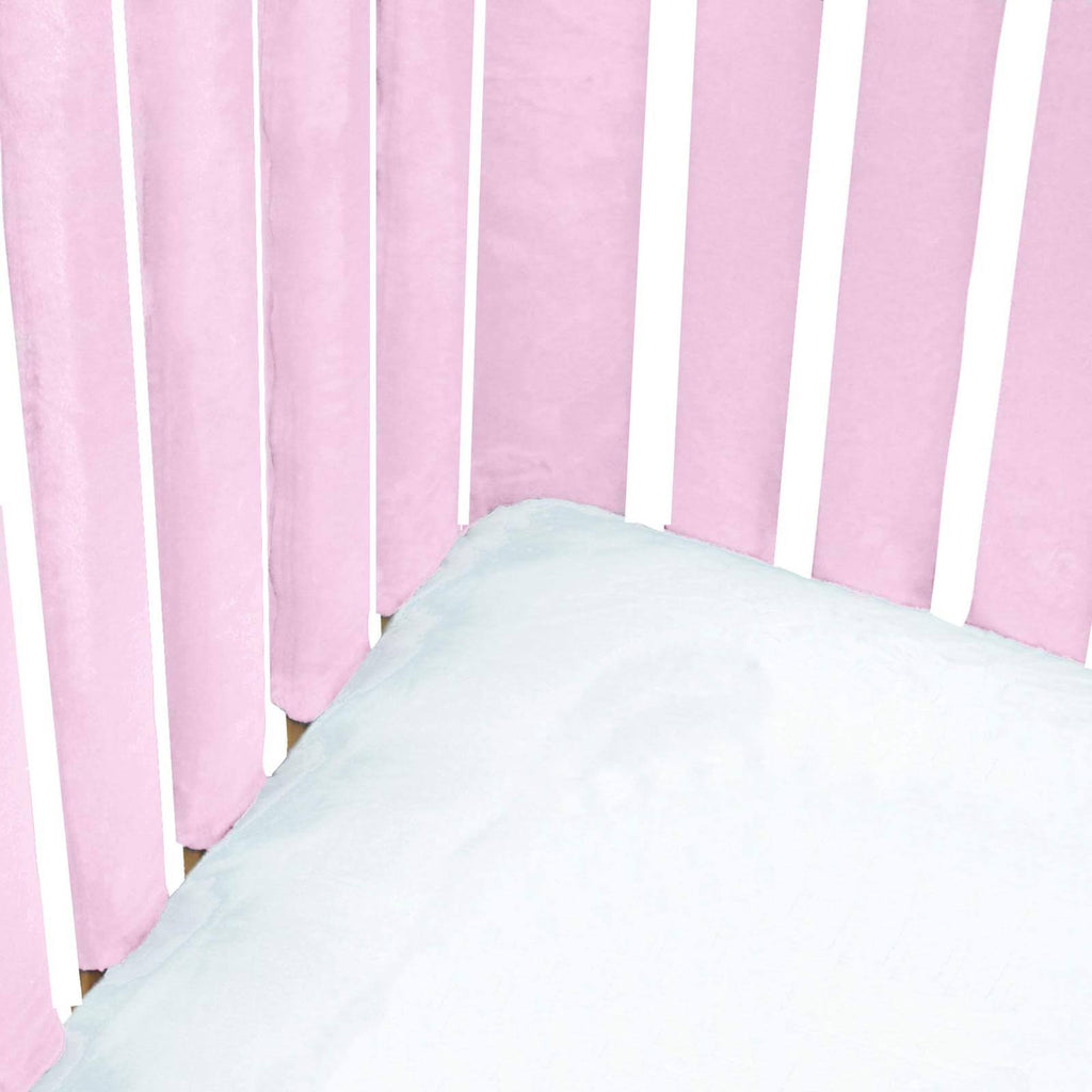 38 Pack Pink Minky Crib Liners I212593