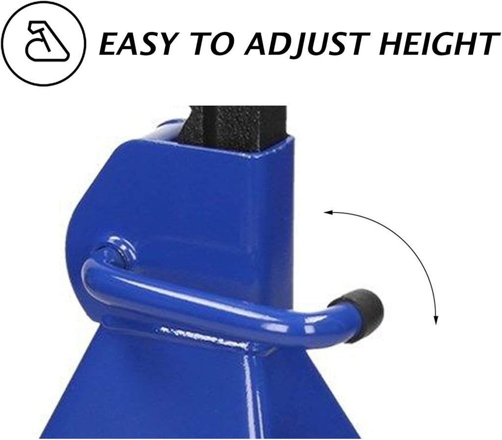 Jack Stands Set of 4PCS, Heavy Duty Steel Adjustable Height 6 Ton R510508