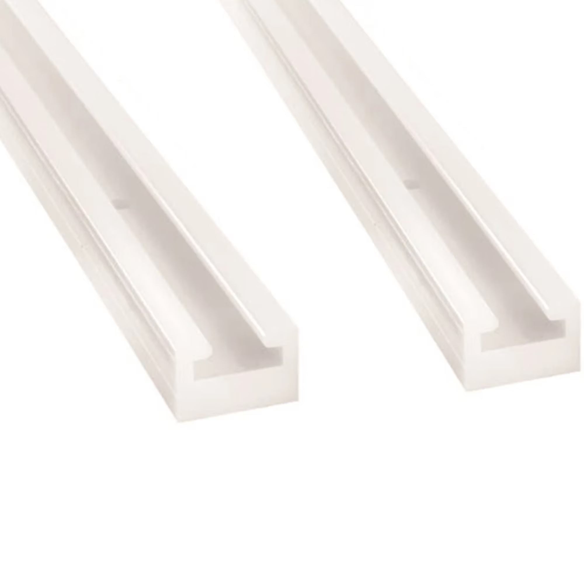 White Snowmobile Slides, Pack Of 2 Z773