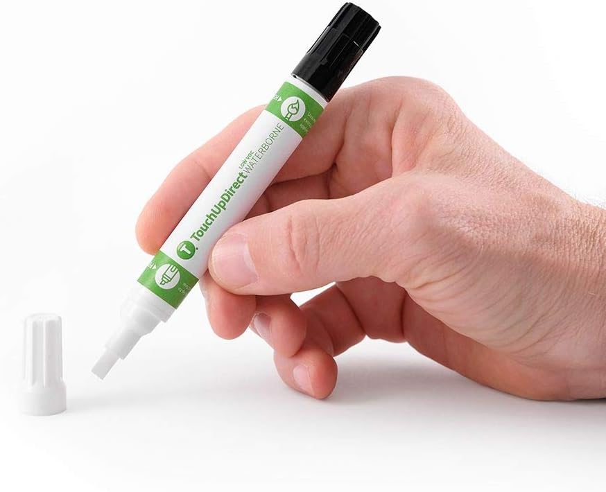 District Green Metallic Touch Up Paint Pen+Brush Applicator Kit Pack of 2 Z851