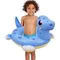 3D Dinosaur Inflatable Pool Float Toy (Blue-Brachiosaurus) 30in N1478