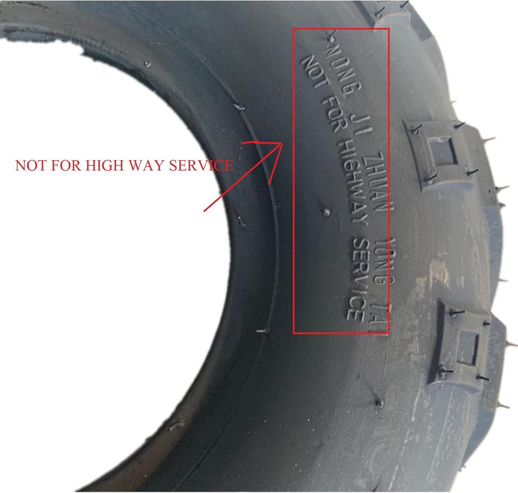 Set of 2 ATV UTV Tires All-Terrain 6 Ply Tubeless J120