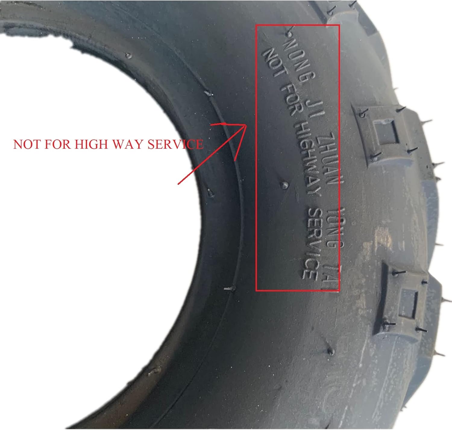 Set of 2 ATV UTV Tires All-Terrain 6 Ply Tubeless J120