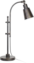 Industrial Desk Lamp Black Adjustable Metal Task Lamp P331825