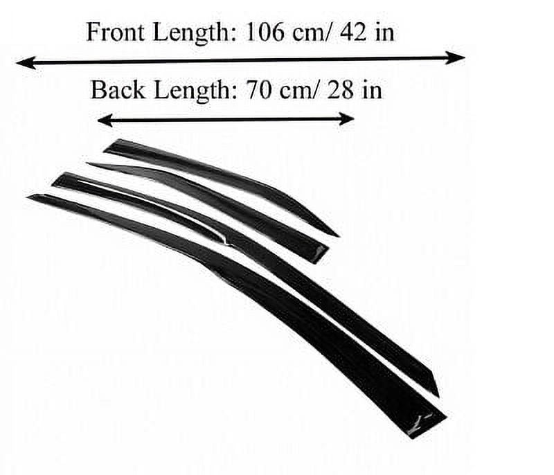 Acrylic Window Visor Sun Rain Deflector Guard Z526