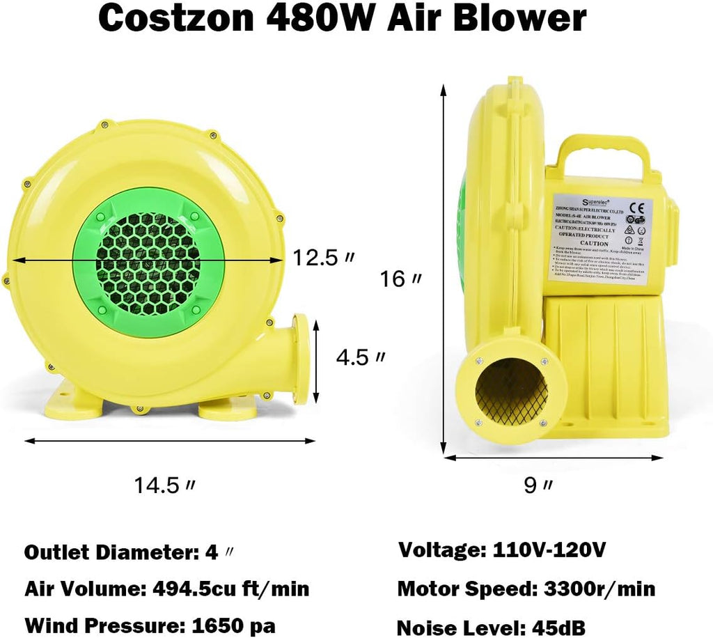480 Watt Inflatable Bouncer Blower K843