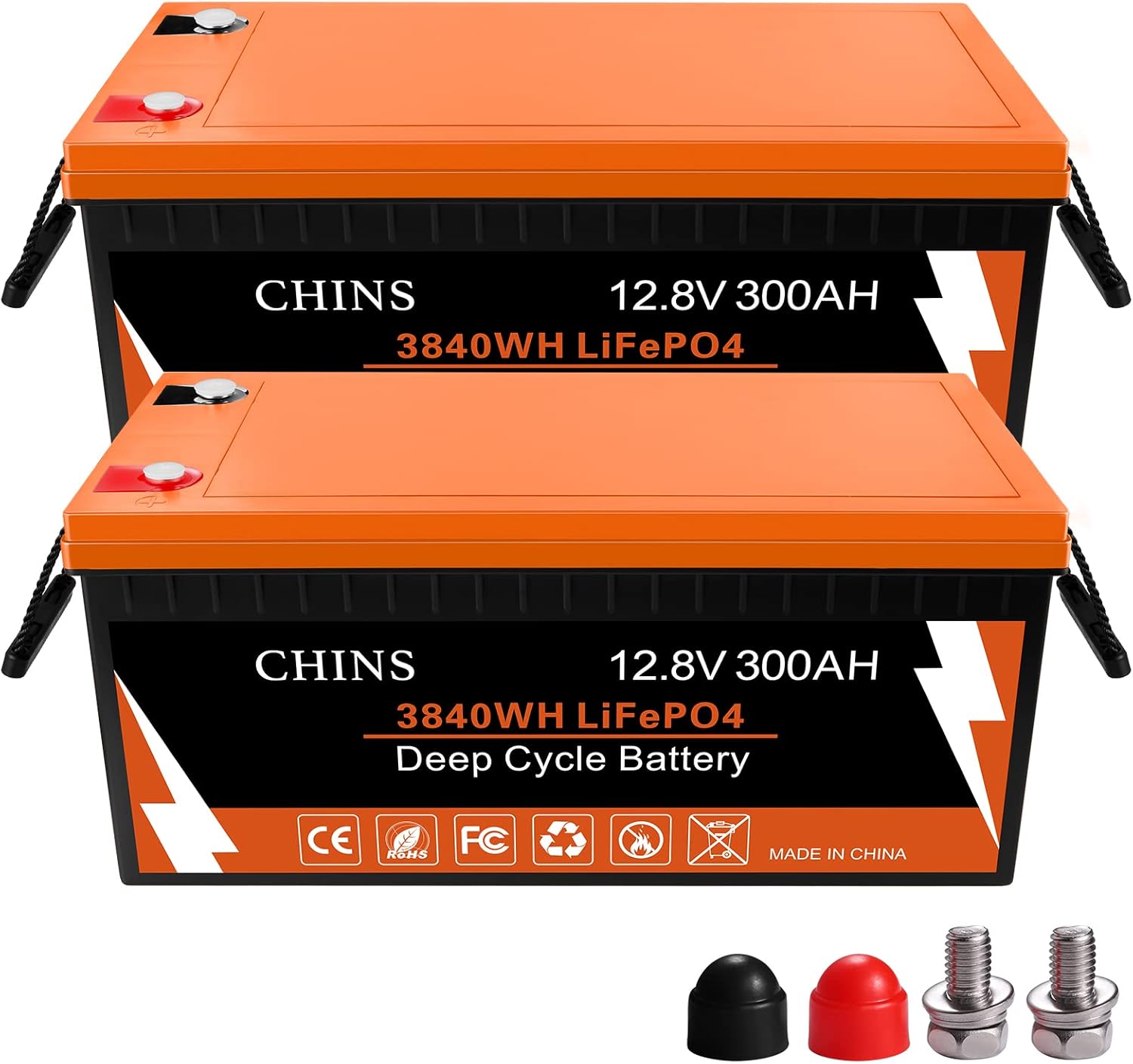 12V 100AH LiFePO4 Lithium Battery with Built-in 100A BMS F8291
