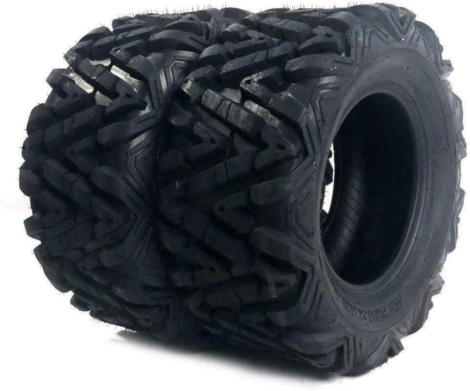Set of 2 ATV UTV Tires All-Terrain 6 Ply Tubeless J120