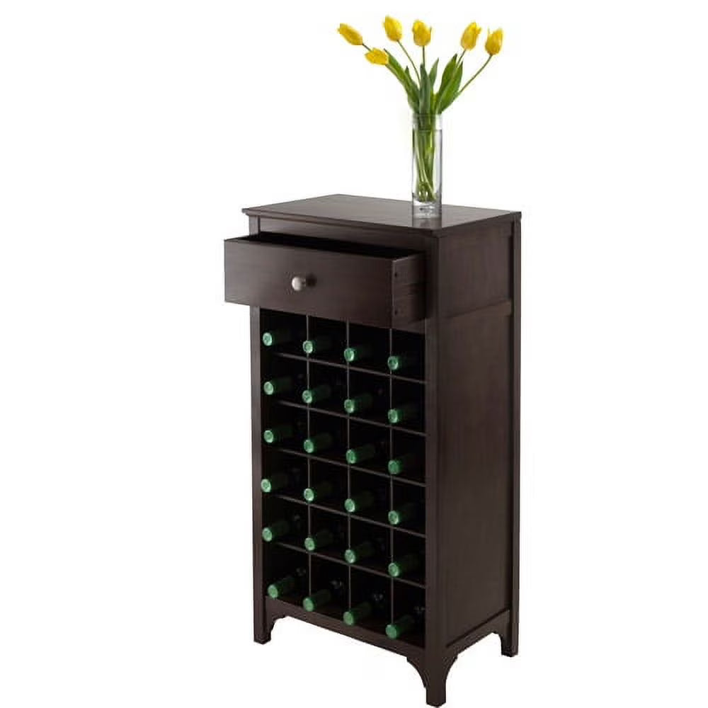 Espresso Finish Modular Wine Cabinet R6140