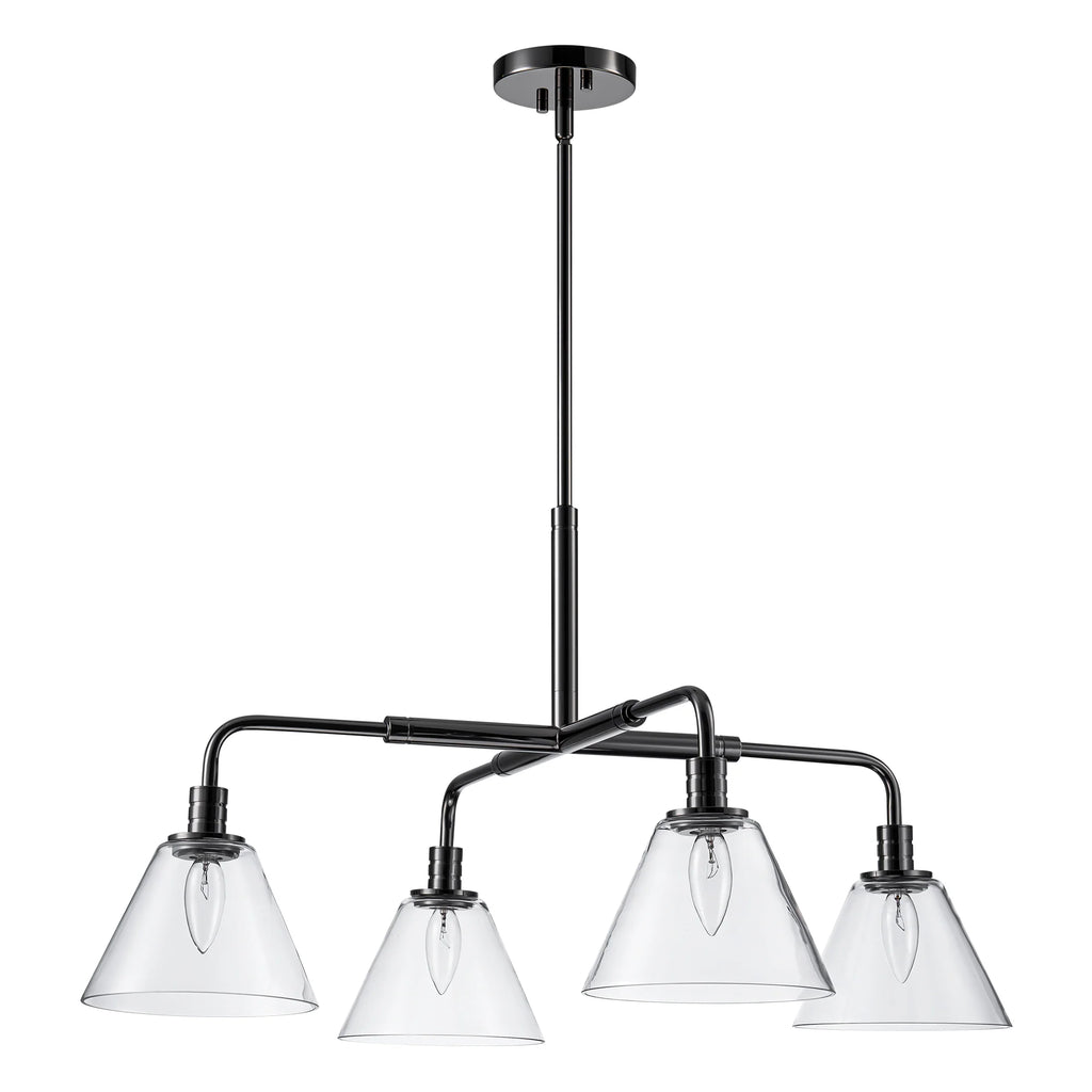 4-Light Dimmable Industrial Chandelier R326340