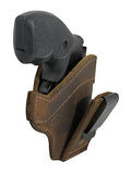 Brown Leather IWB Holster for 2" Revolvers G1047