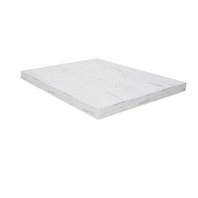 Rectangular Antique Wash Melamine Table Top with Matching Edge T656849