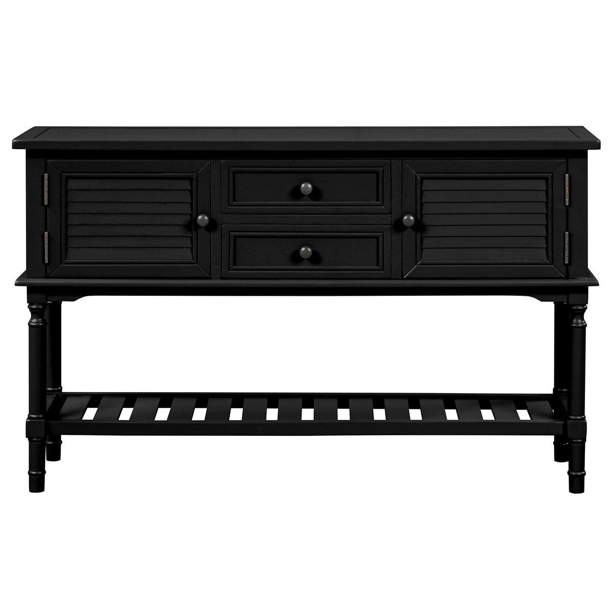 Light Green Console Table with 2 Drawers and 2 Cabinets G873136
