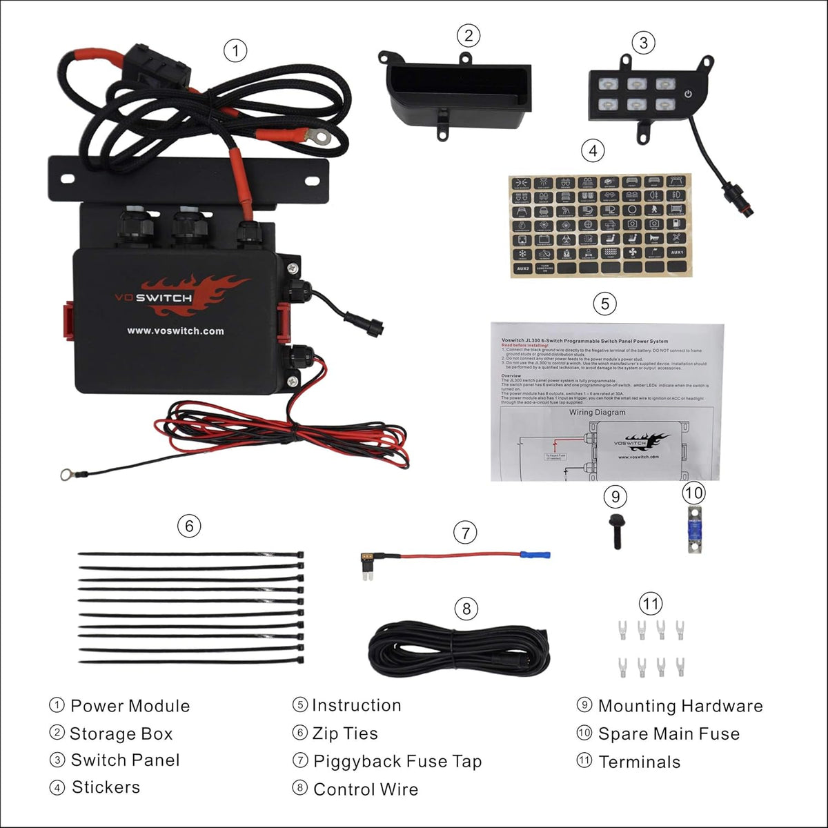 Lower Dash Switch Panel for Jeep Wrangler JL JLU and Gladiator W162518