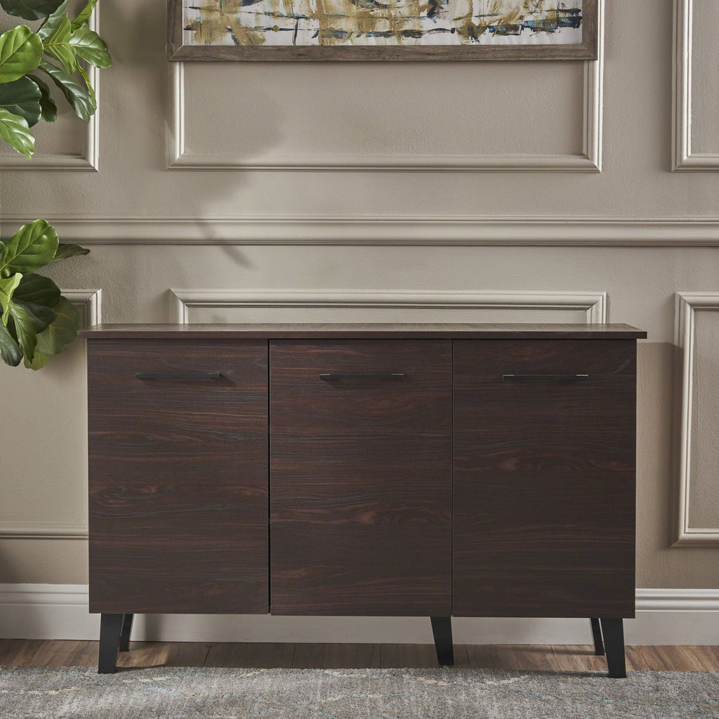 Gray Oak Fiberboard Cabinet N830