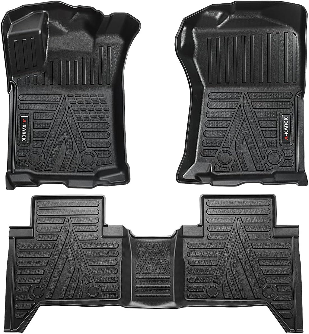 Car Floor Mats for 2018-2021 Tacoma Double Cab Automatic, 1st and 2nd Row K1066