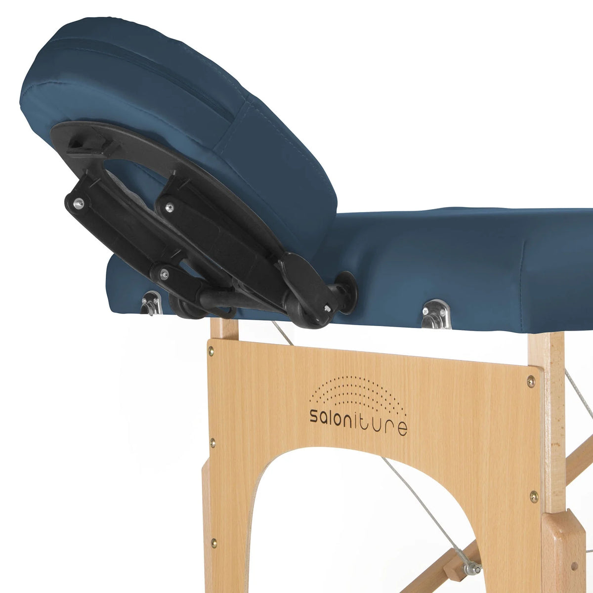 Blue Portable Massage Table with Backrest F644