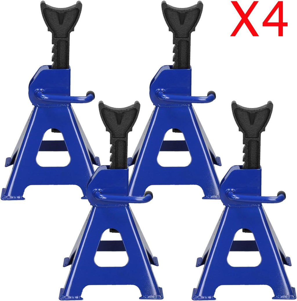 Jack Stands Set of 4PCS, Heavy Duty Steel Adjustable Height 6 Ton R510508