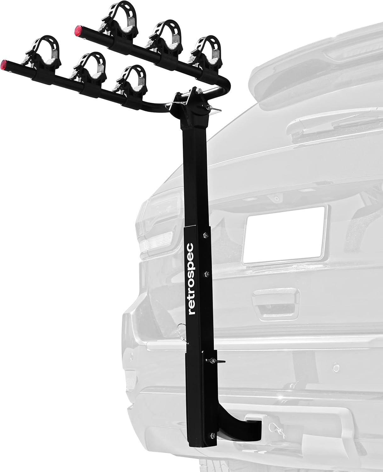 Five Bike Mount Hitch Bicycle Carrier with Compact Foldable Steel Frame R4236