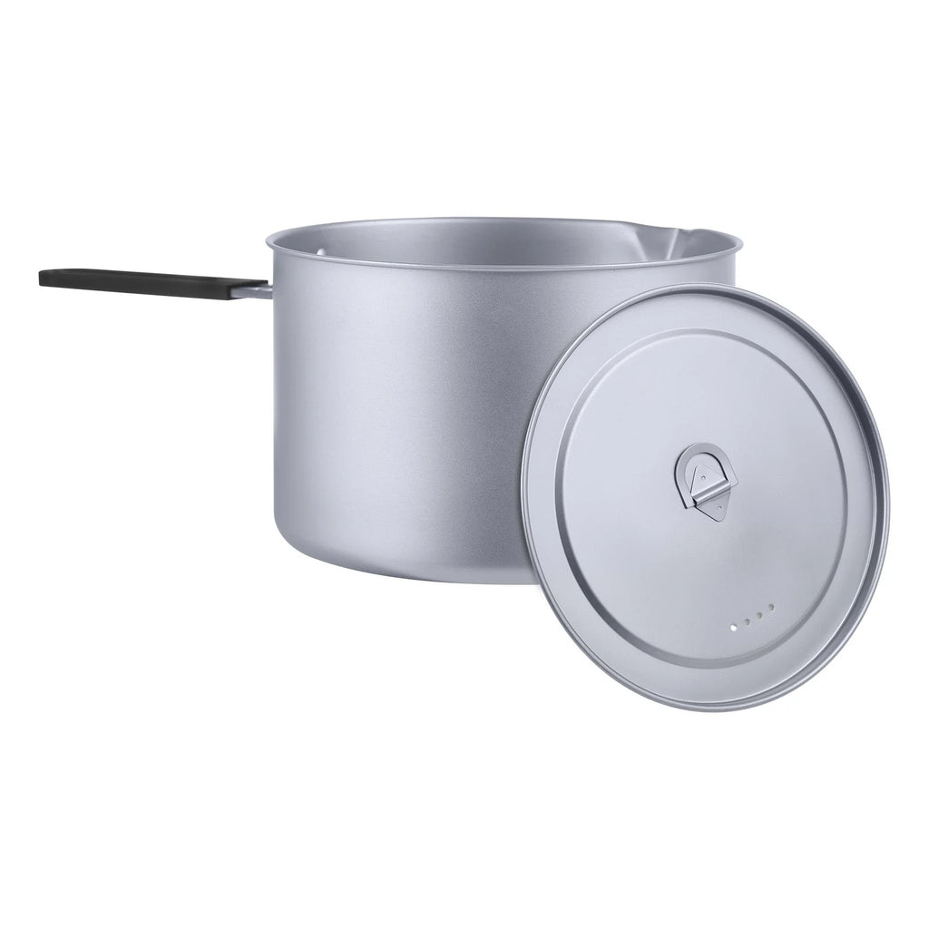 Camping Soup Pot with Lid, 2L Portable Cooking Stock Pot I9085
