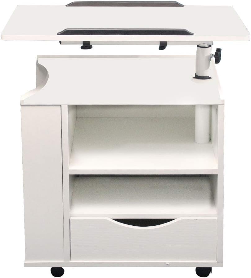 Black Wooden Bedside Table with Drawers Y559