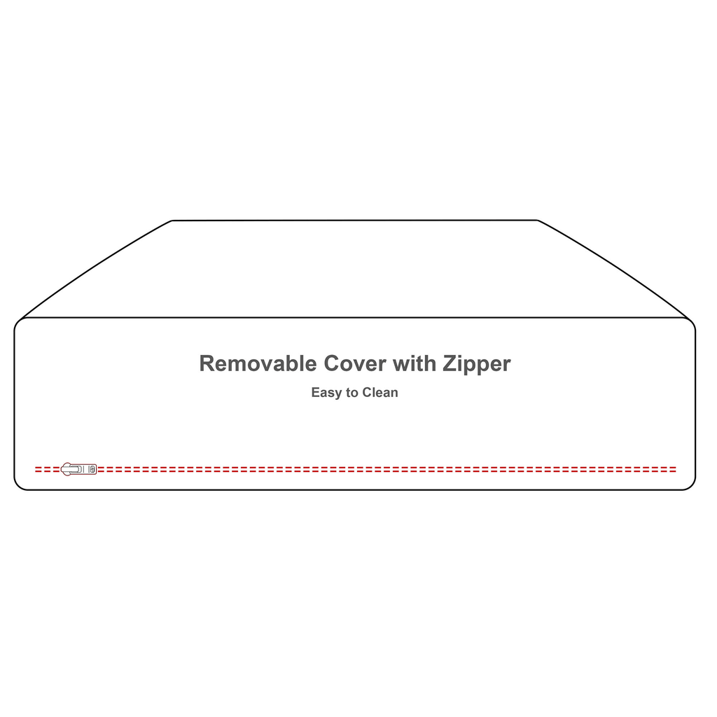 Frosted Glacier Rectangle Dog Bed J173