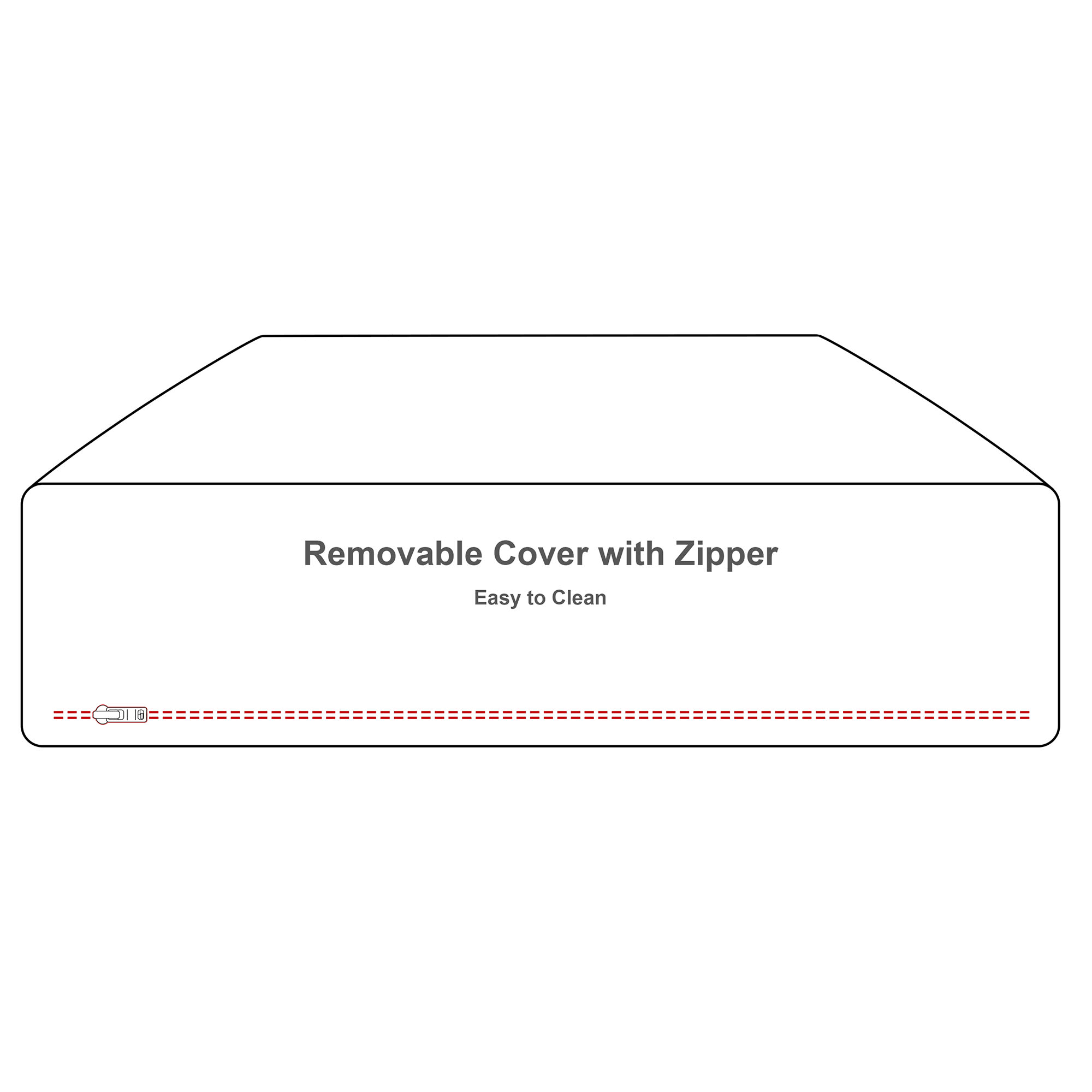 Frosted Glacier Rectangle Dog Bed J173
