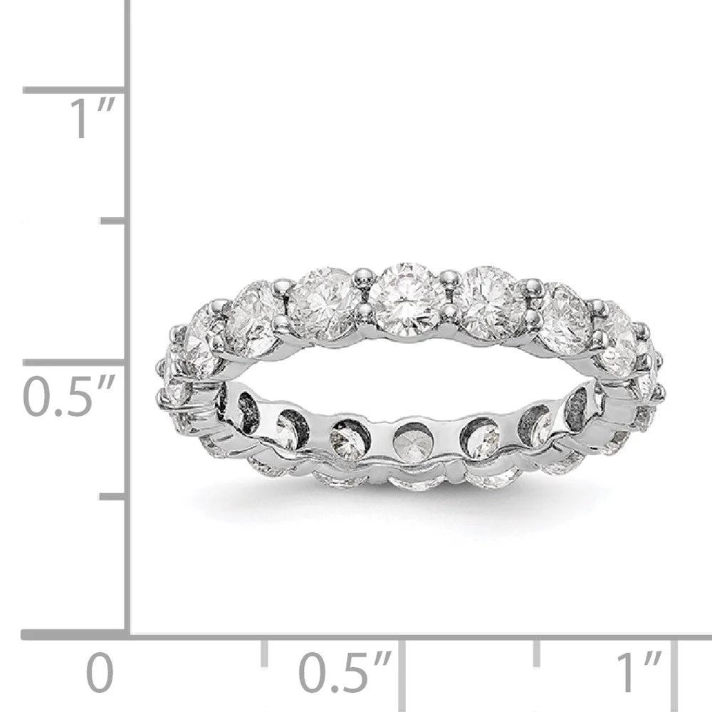 14K White Gold Diamond Eternity Ring Band 3ct W61422