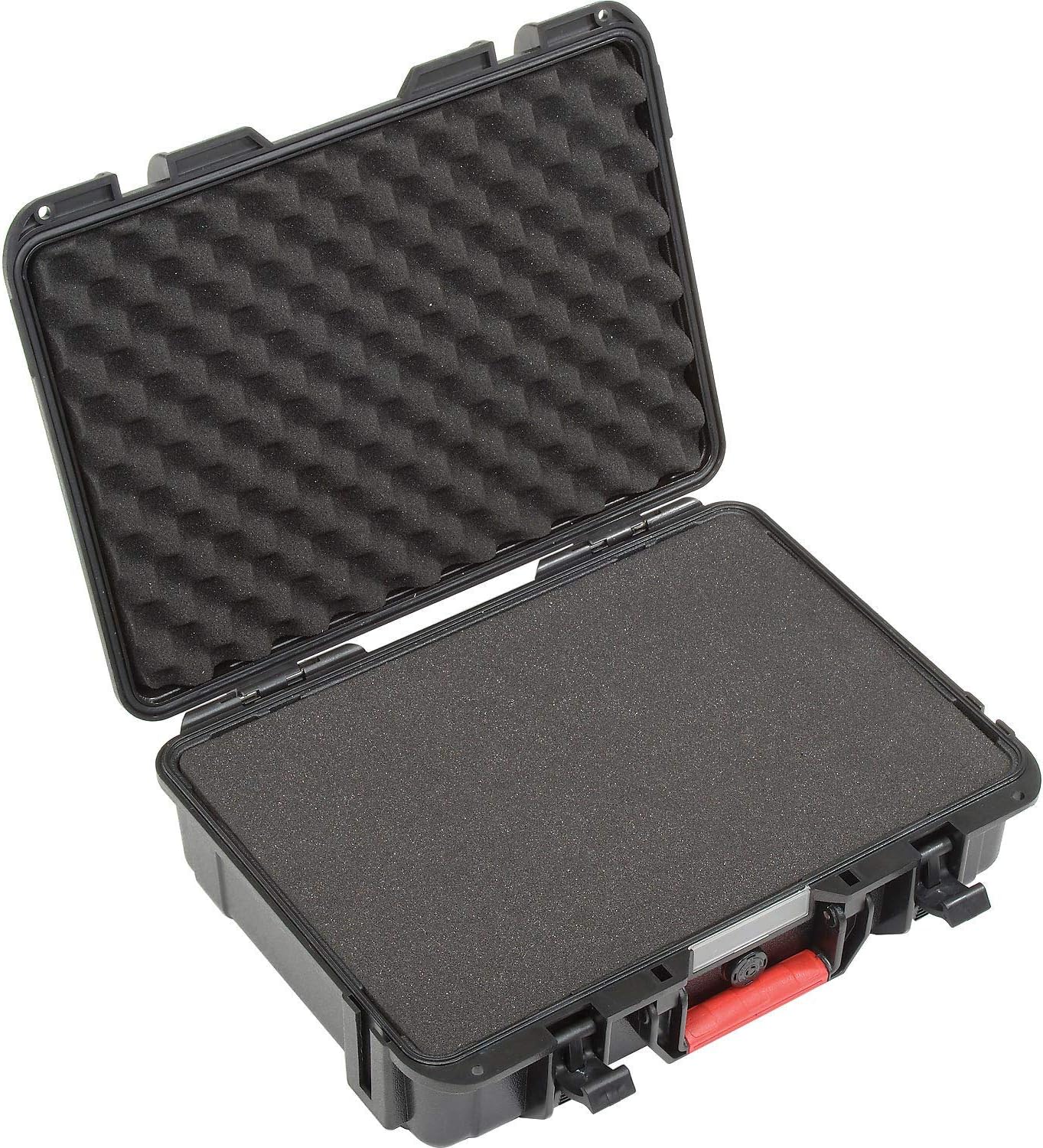 Waterproof Hard Case with Pinch Tear Foam, Black, Pack of 2 N844400