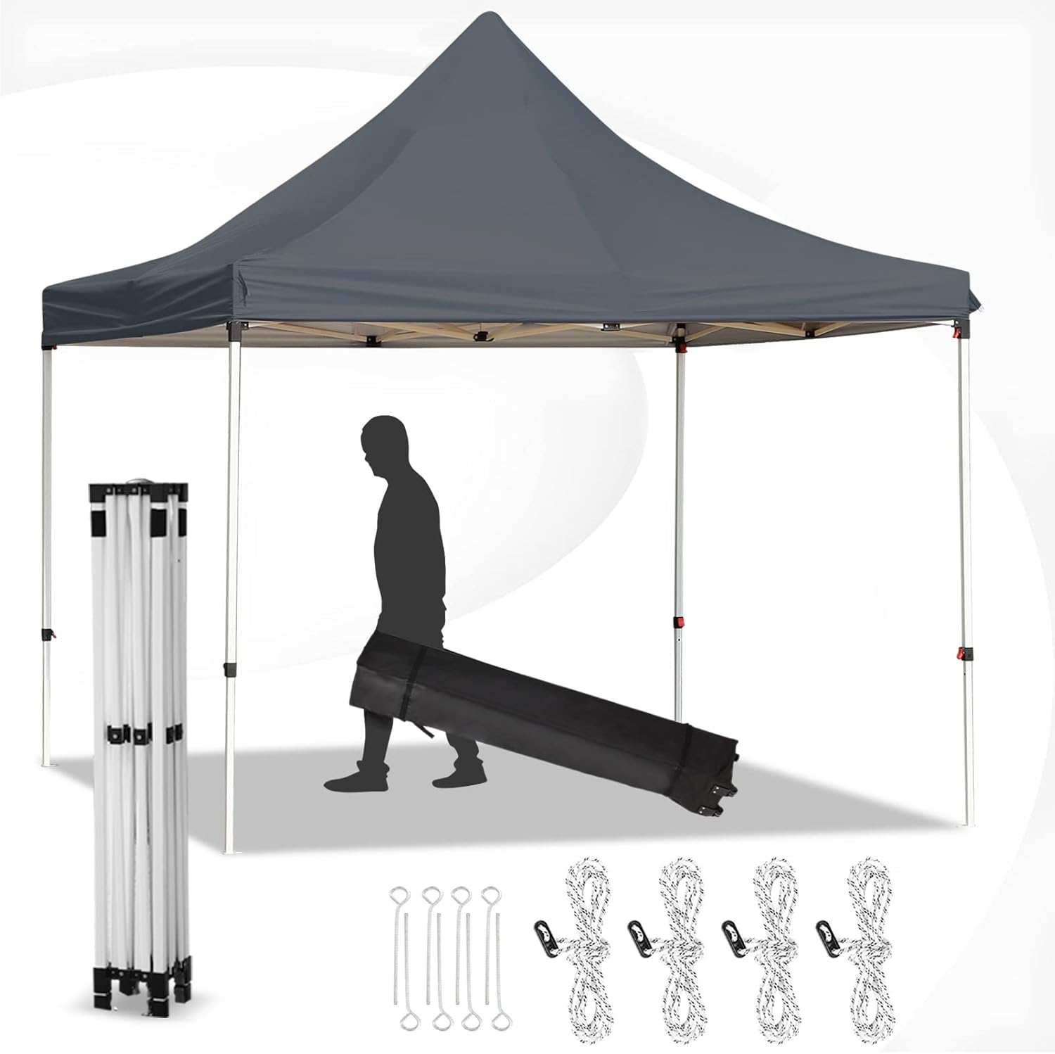 10'x10' Instant Canopy Tent with Roller Bag H13001