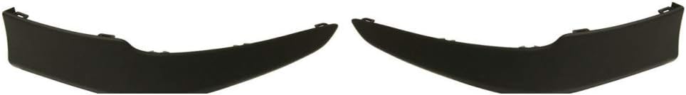 Front Lower Valance for Toyota Corolla 2009 2010 Passenger Side Primed Plastic Pack of 2 E678