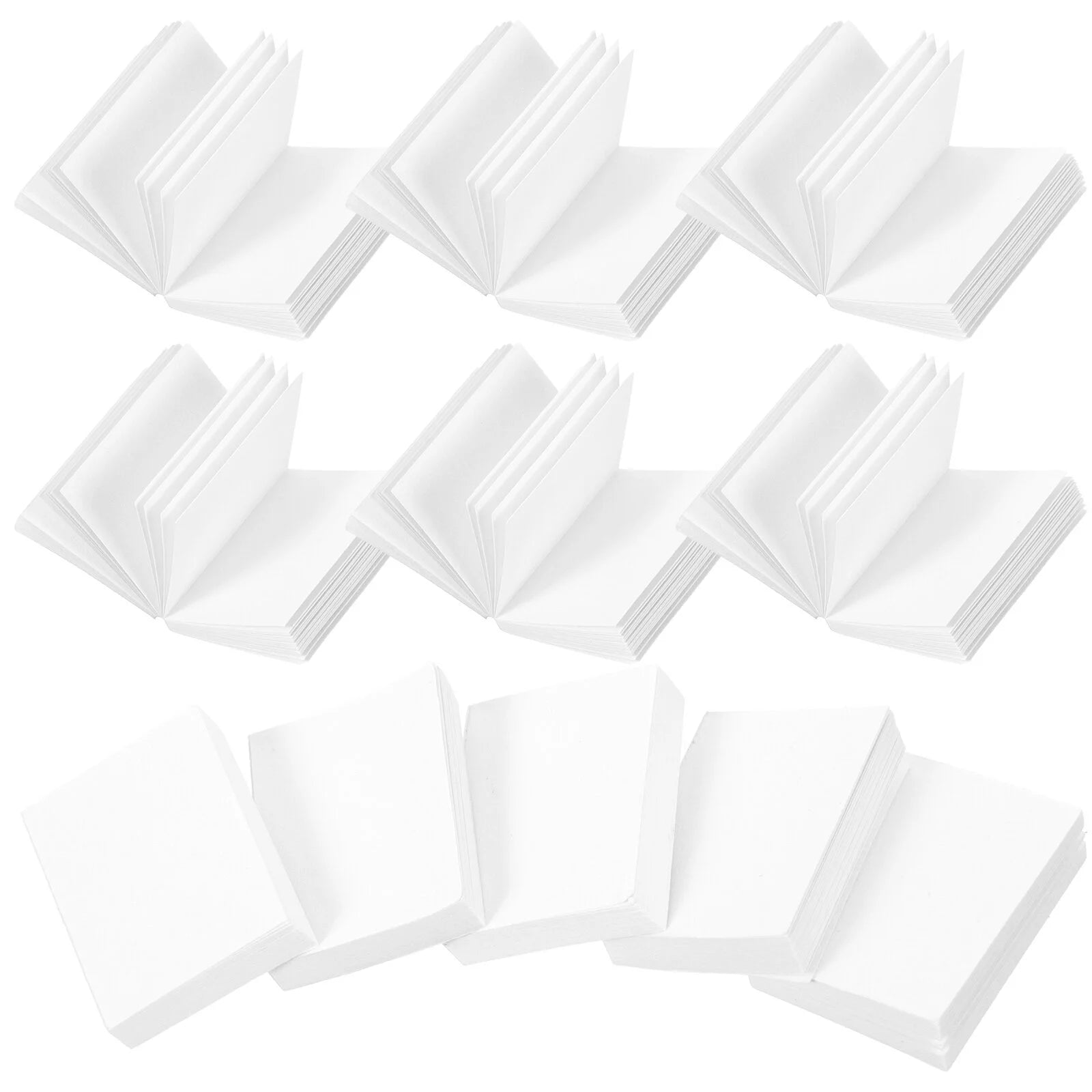 20pcs Doll House Mini Books Blank Paintable Mini Books Models H24336
