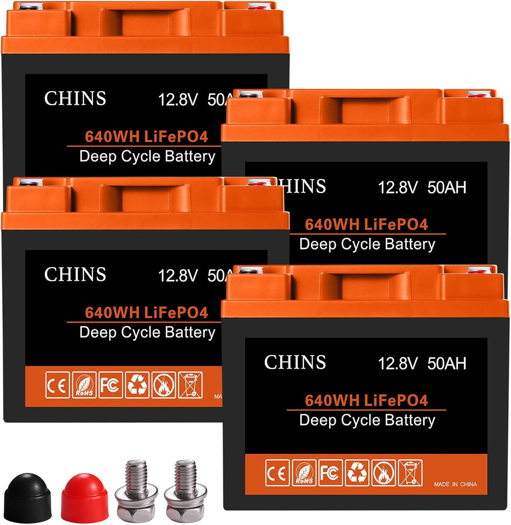 12V 100AH LiFePO4 Lithium Battery with Built-in 100A BMS F8291
