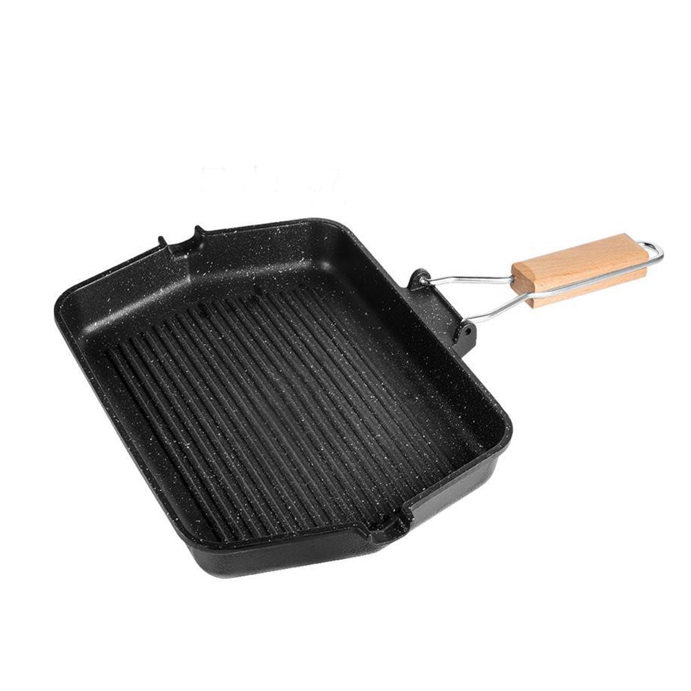 Black Non-stick BBQ Grill Pan S870