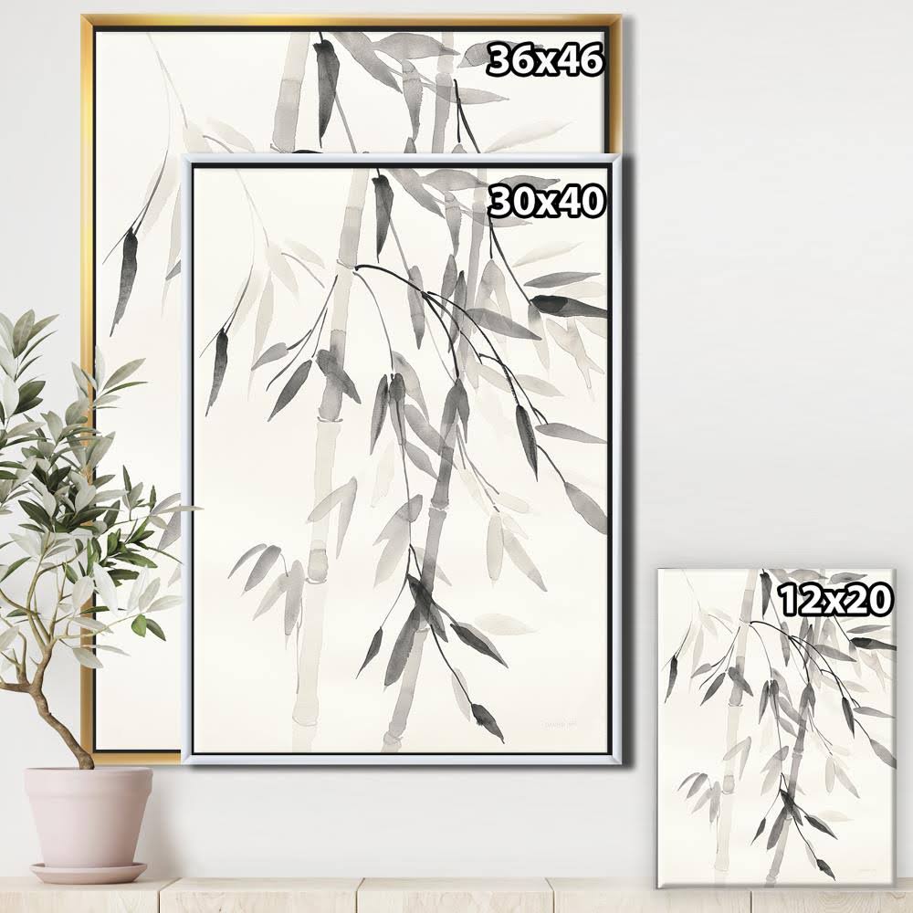 Black Framed Canvas - 34 in. Wide x 44 in. High O161246