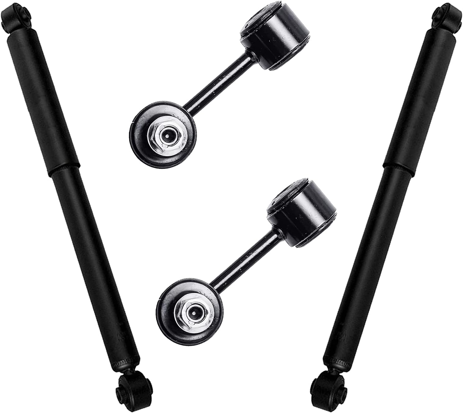 Rear Shocks Absorbers and Sway Bars 4pc Set K79416