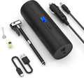 Rechargeable Portable Air Compressor Tire Inflator Electric Pump 12V DC with Digital Gauge LCD Display LED Light 150PSI M30338