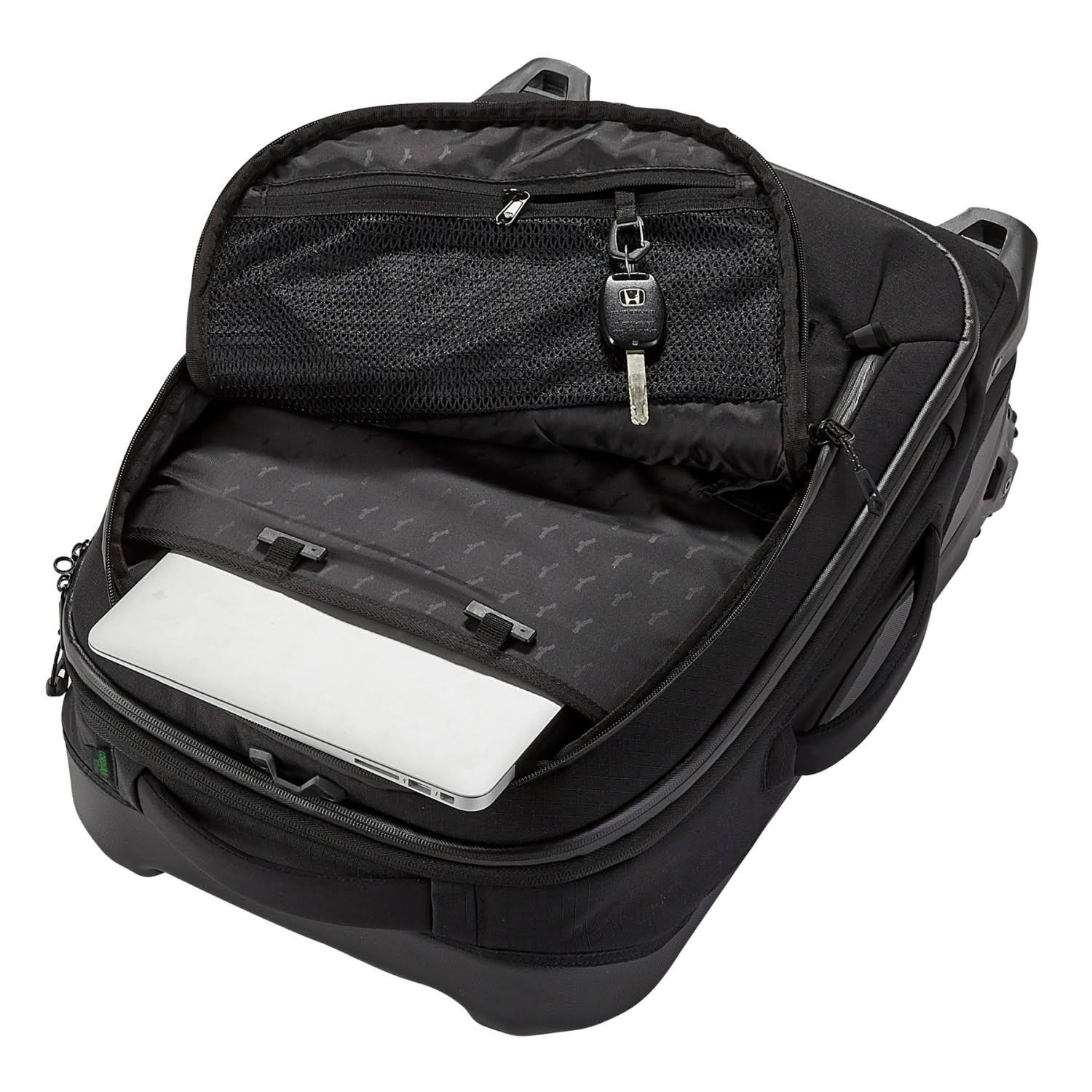 Black Wheeled Duffel Carry On V8921