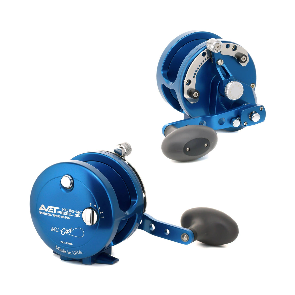 Red Two Speed Lever Drag Casting Reel C99067