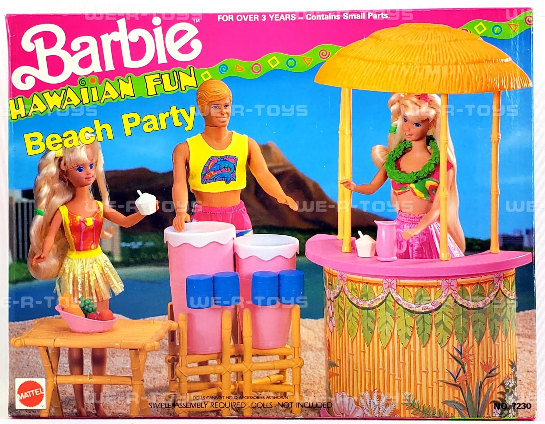 Hawaiian Fun Beach Party Playset F5142