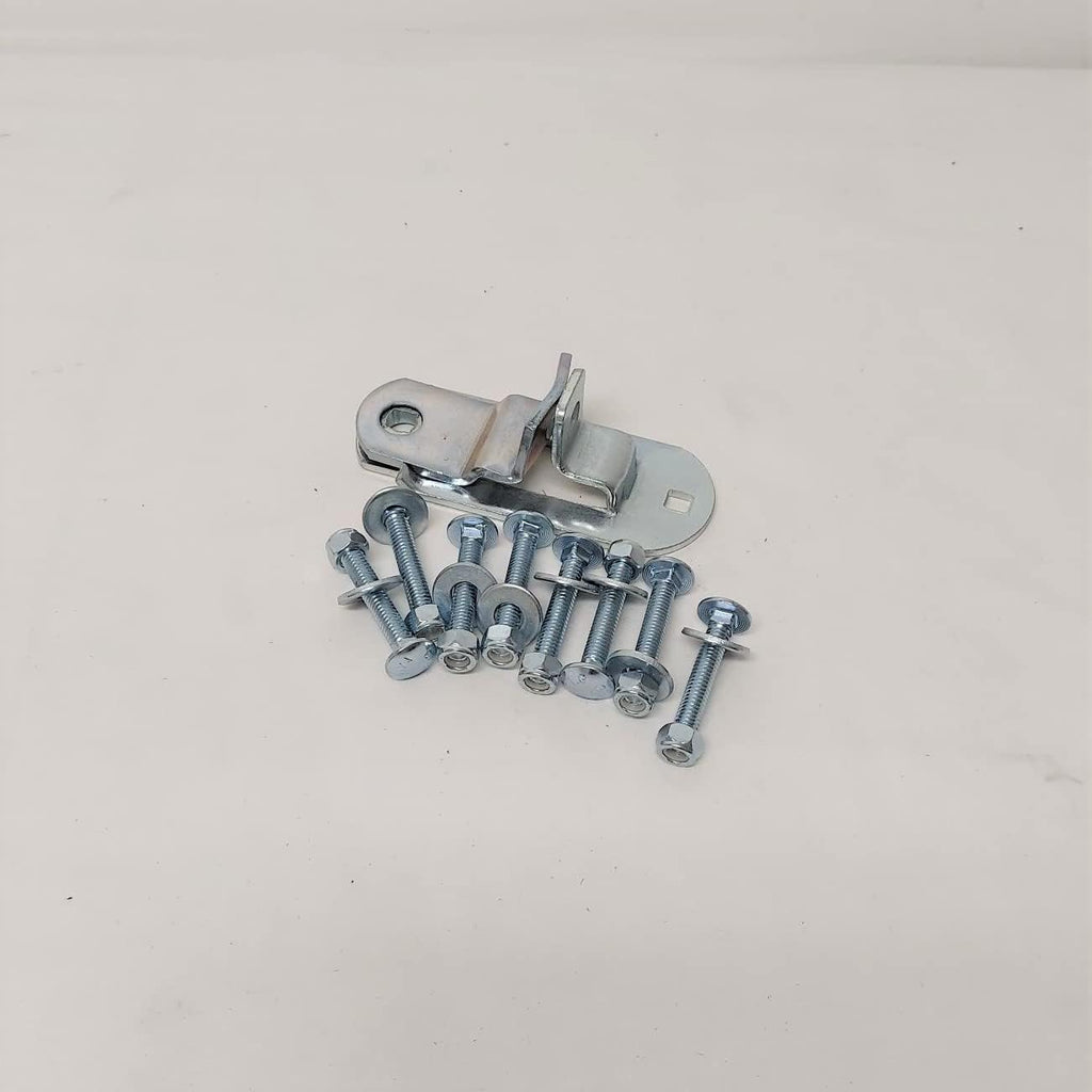45 Zinc Cargo Trailer Door CamBar Latch Tamper Proof Hinge & Mounting Hardware Pack of 2 W6846