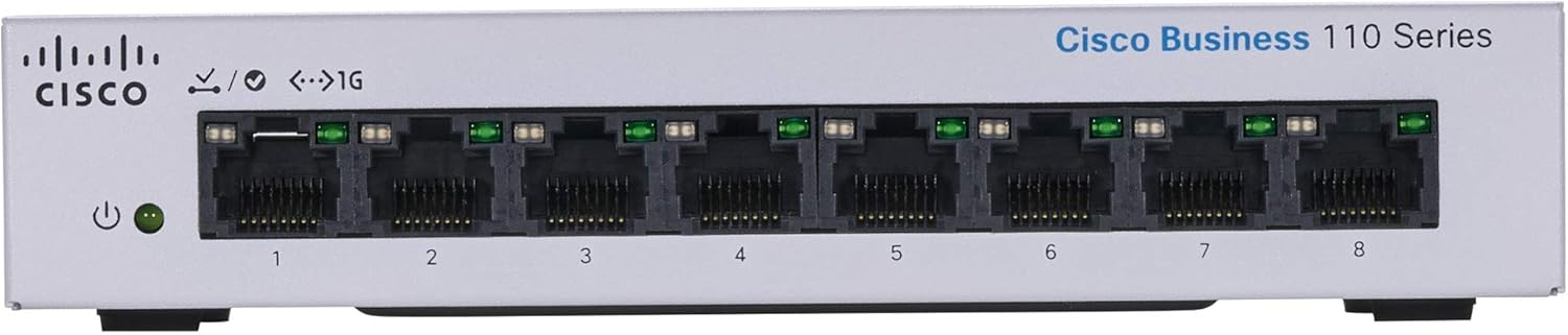 8 Port GE Unmanaged Switch, Pack of 2 M344491
