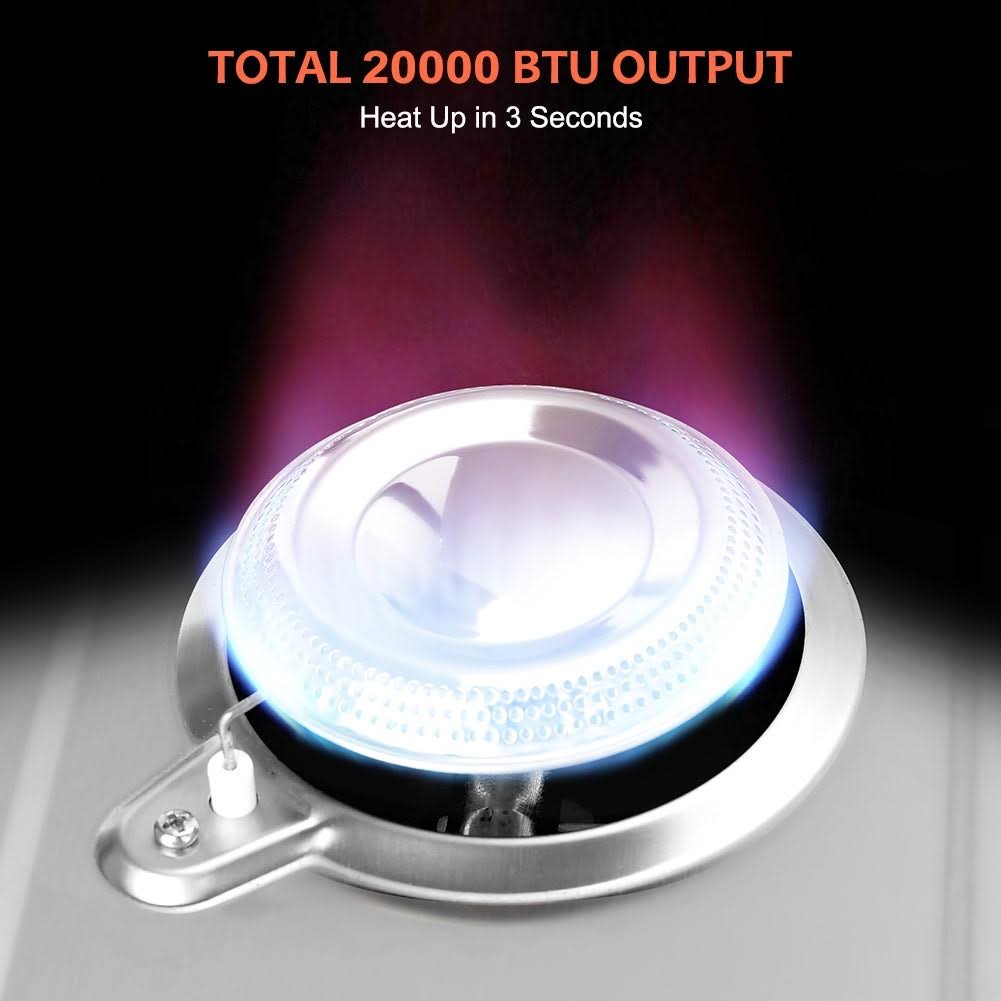 2 Burner Propane Camping Stove 20,000 BTU P684