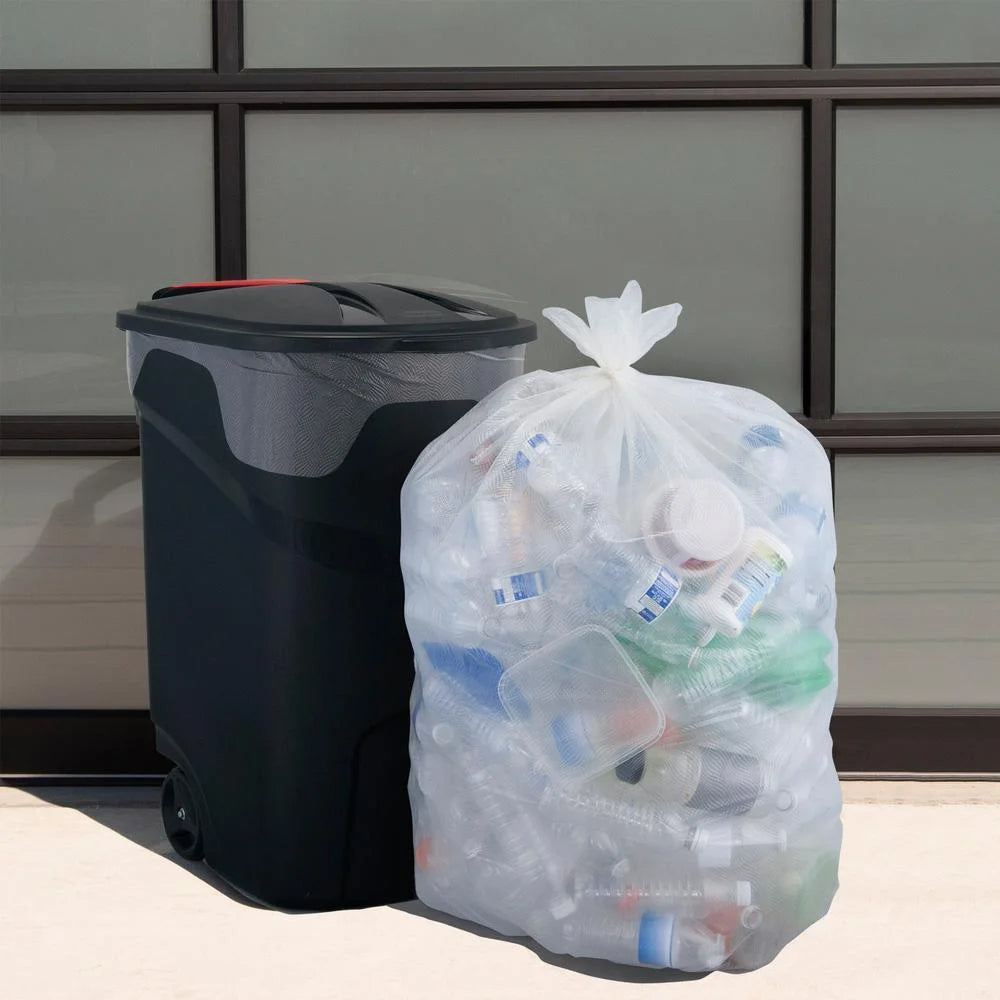 50 Gallon Clear Trash Bags (50-Count) T6938