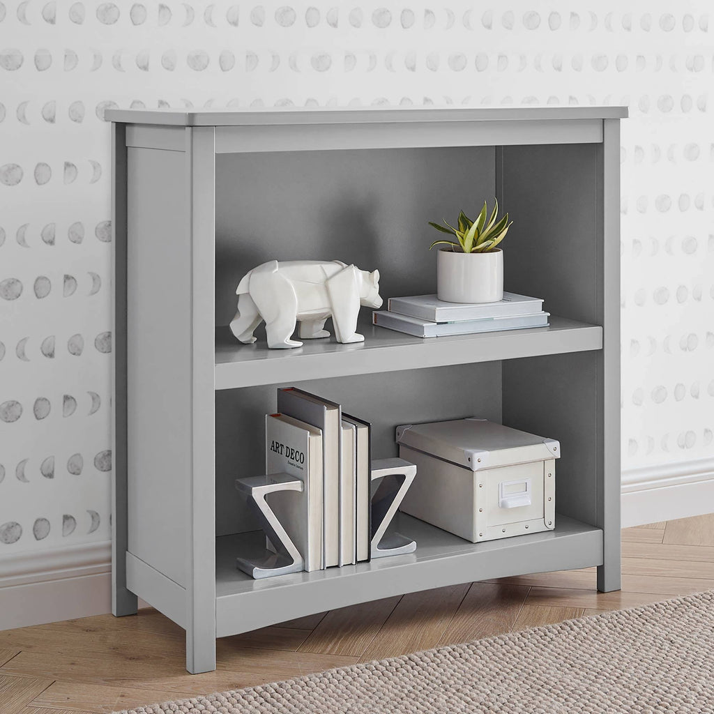 Grey 2-Shelf Bookcase N18555