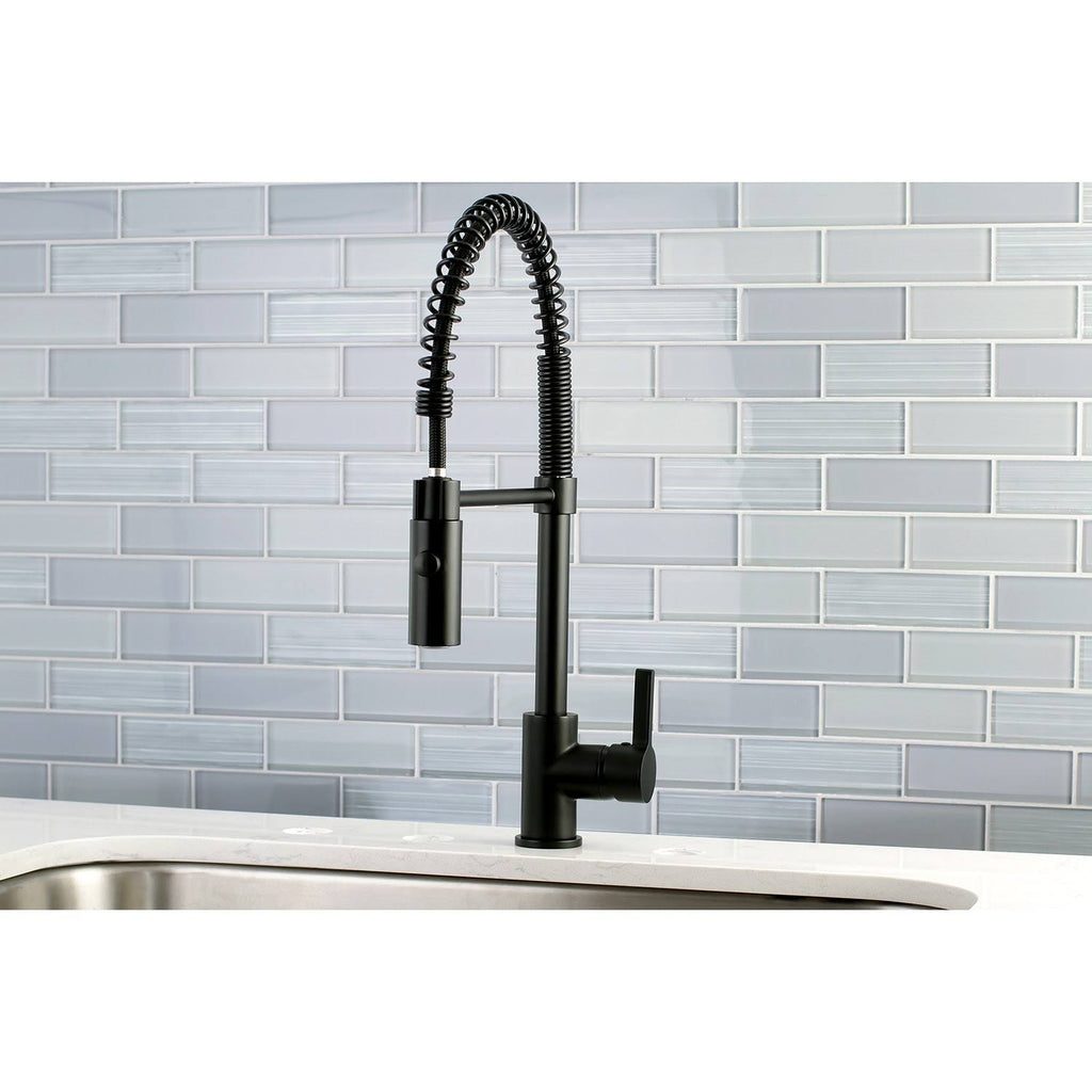 Brushed Nickel Single-Handle Pre-Rinse Kitchen Faucet Z91665