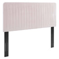 Pink Channel Tufted Performance Velvet King/California King Headboard K88318