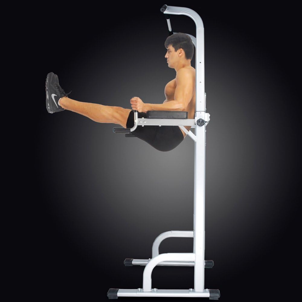 550 Lbs Pull Up Bar Tower Dip Stands O203326