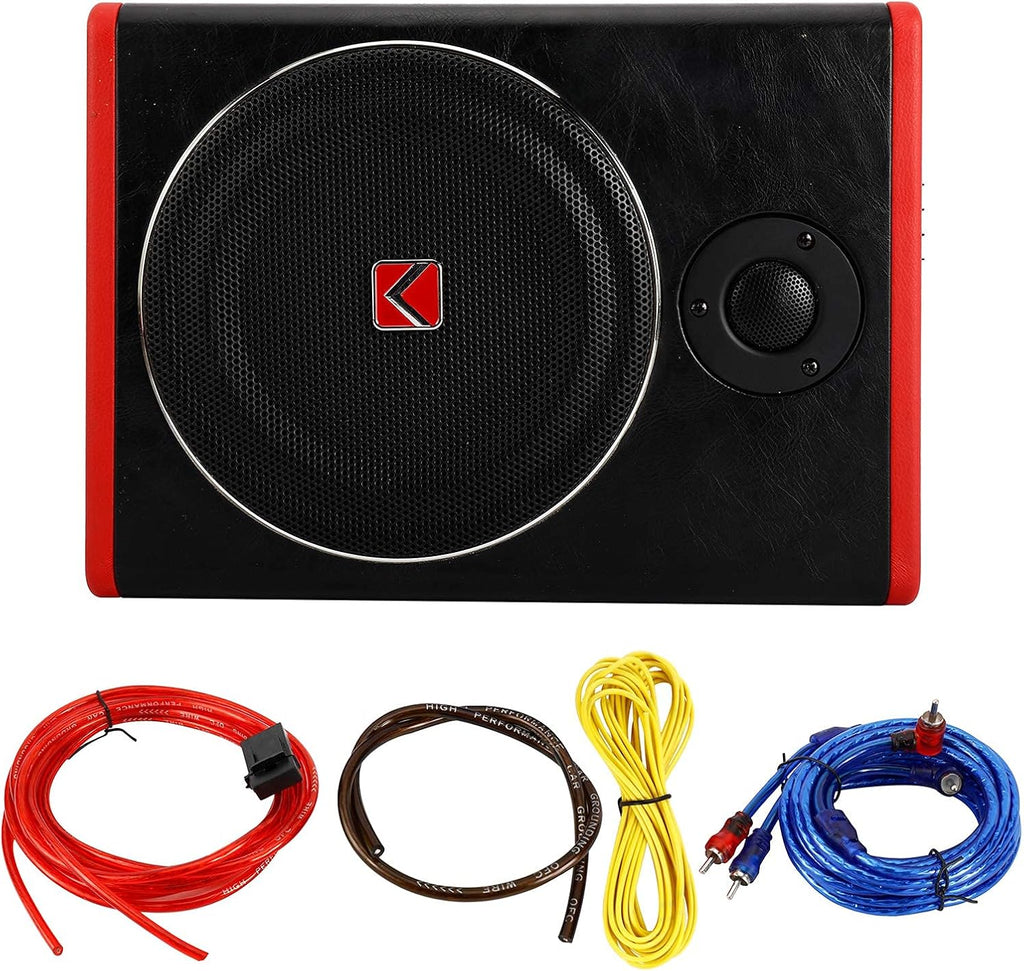 8" Car Under-Seat Subwoofer Power Amplifier Bass Speaker Pack of 2 Q7892